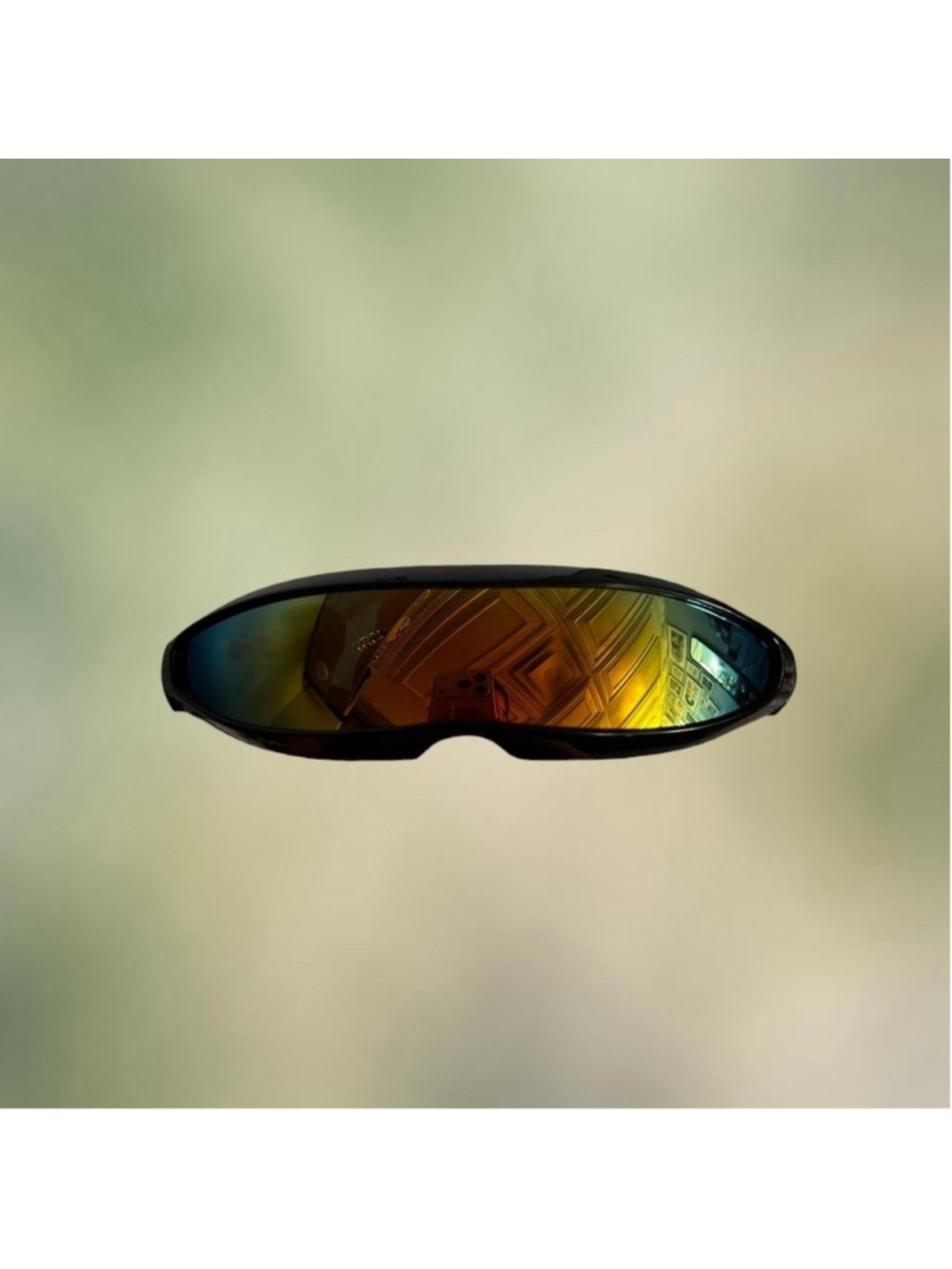 Black Visor Sunglasses